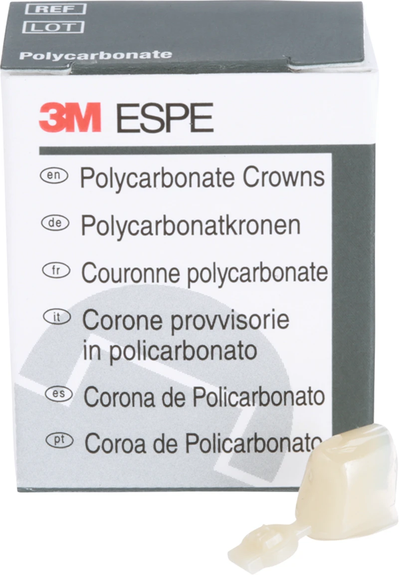 Polycarbonat-Kronen  Packung  5 Stück Nr. 54