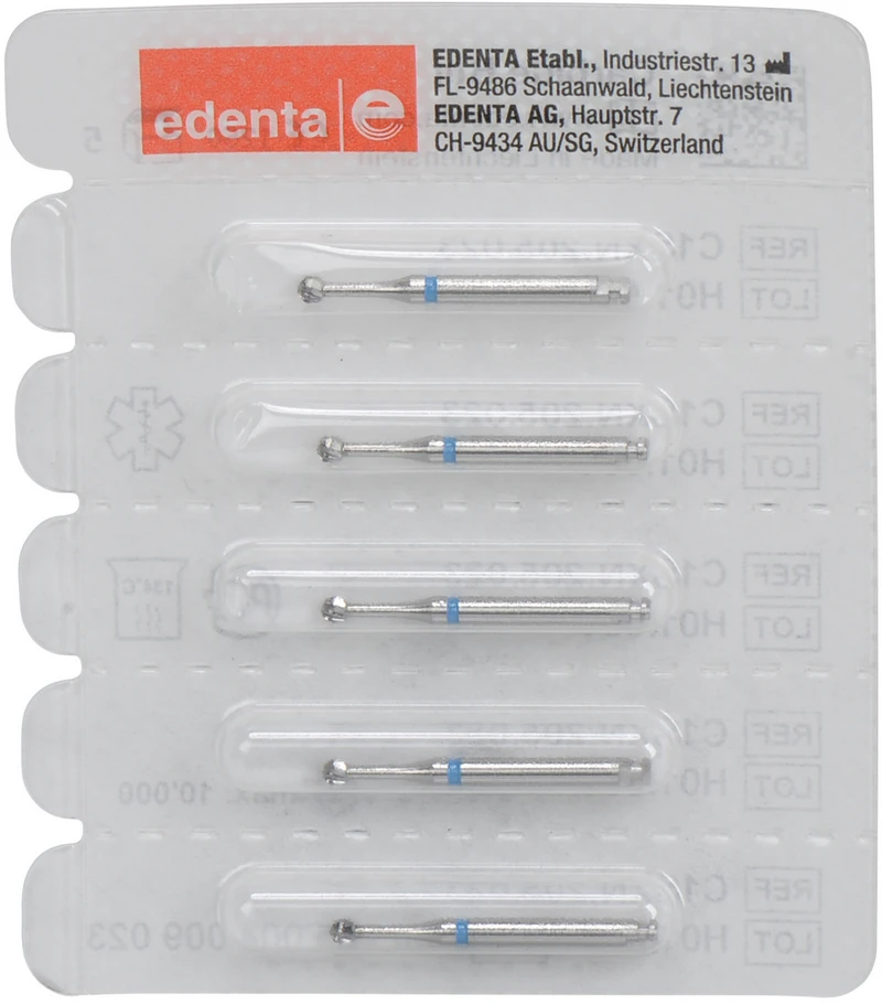 HM-Bohrer C1SXN  Packung  5 Stück Kreuzverzahnung blau, RAL, Figur 004 ISO 023