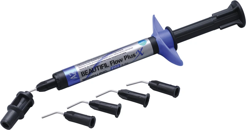 BEAUTIFIL Flow Plus X   Spritze  2,2 g C2, F03 inklusive 5 Spritzenaufsätze