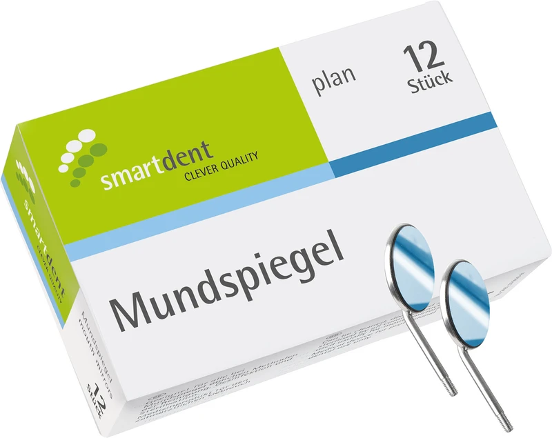 smart Mundspiegel  Packung  12 Stück Standard Nr. 5 plan