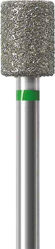 Diamanten 836  Packung  3 Stück grün grob, HP, Figur 110 Zylinder flach, 7 mm, ISO 055