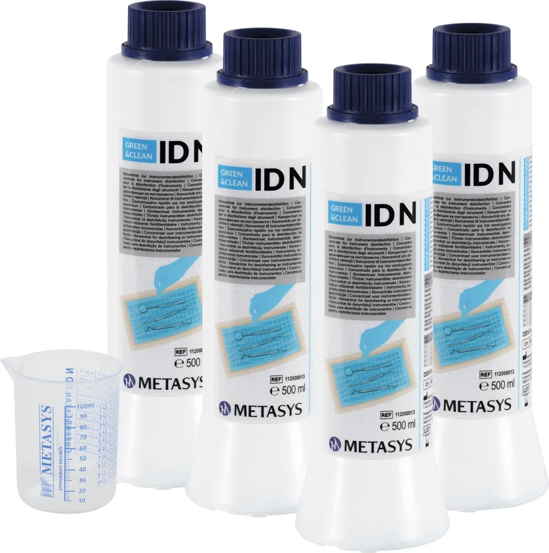 GREEN&CLEAN ID N  Karton  4 x 500 ml Flasche, 1 Dosierbecher