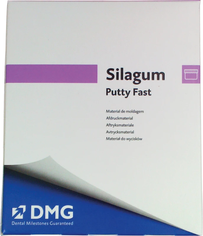 Silagum Putty  Packung  262 ml Basispaste, 262 ml Katalysatorpaste, Fast