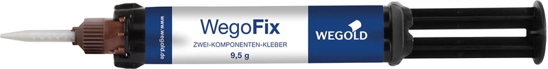 WegoFix Zwei-Komponenten-Kleber  Packung  9,5 g Doppelkammerspritze, 10 Automix-Applikationskanülen