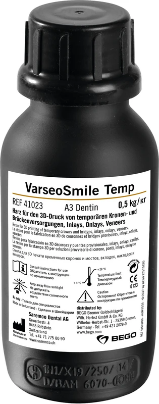 VarseoSmile Temp  Flasche  500 g 405 nm, A3