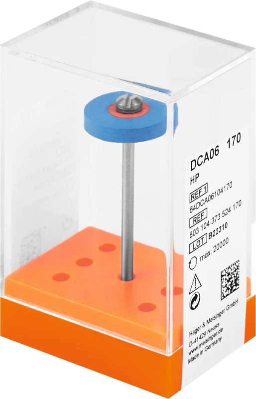 Diamantpolierer DCA06\12  Stück  blau, HP, Figur 373, 2,5 mm, ISO 170