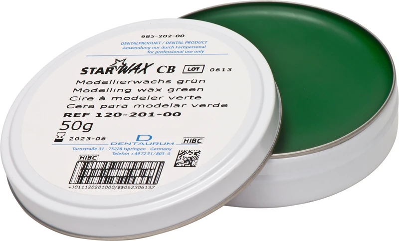 StarWax Modellierwachs  Dose  50 g grün