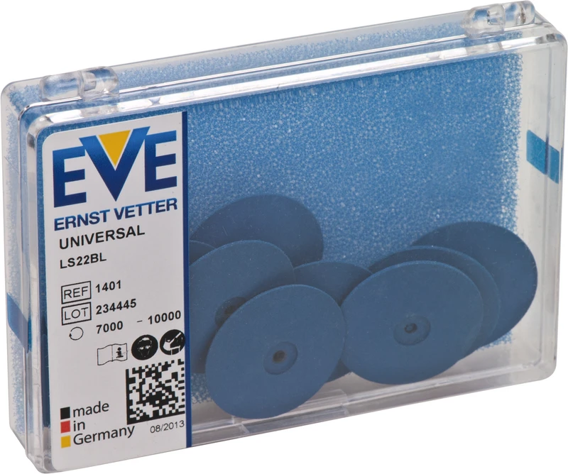 Diamanten 862  Packung  5 Stück blau mittel, HP, Figur 249 Flamme, 8 mm, ISO 018