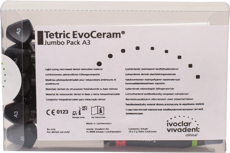 Tetric® EvoCeram  Jumbopackung  10 x 3 g Spritze A3