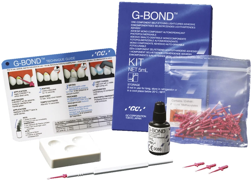 GC G-BOND  Starter Kit  5 ml Flasche, Zubehör