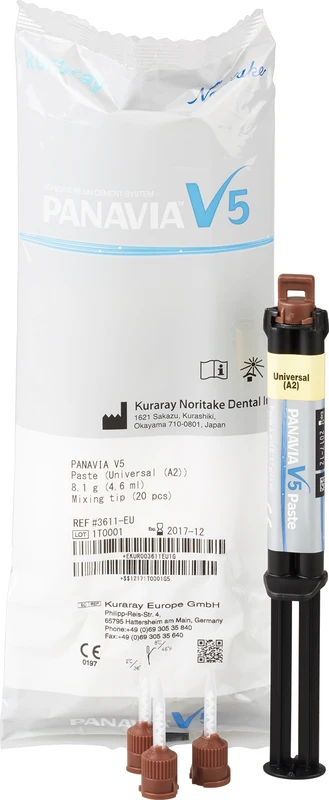 PANAVIA V5  Packung  4,6 ml Spritze universal A2, 20 Mixing Tips