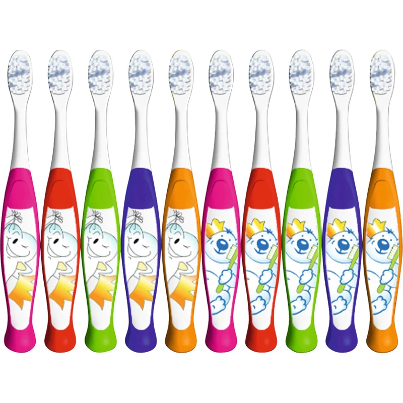 Kinderzahnbürsten mit Motiv  Packung  10 Stück Bär