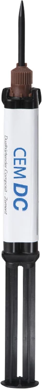 Cem DC  Packung  5 ml Spritze A2, 10 Mischer braun 1:1