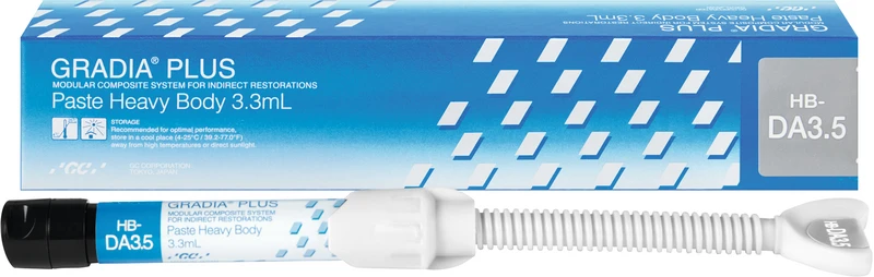 GC GRADIA® PLUS  Spritze  3,3 ml Paste HB-DA3,5