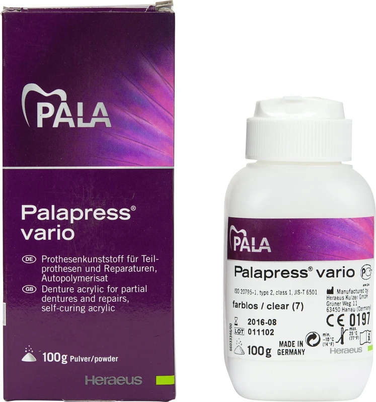 Palapress® vario  Flasche  100 g Pulver farblos