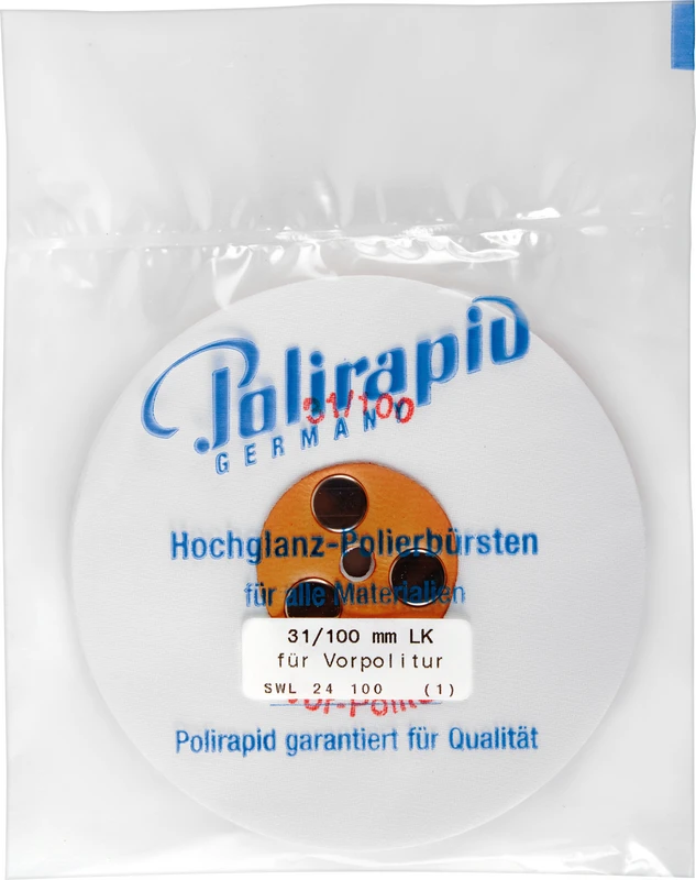 Schwabbel  Stück  mit Lederkern, extrasteif, Ø 100 mm, S: 7,5 mm