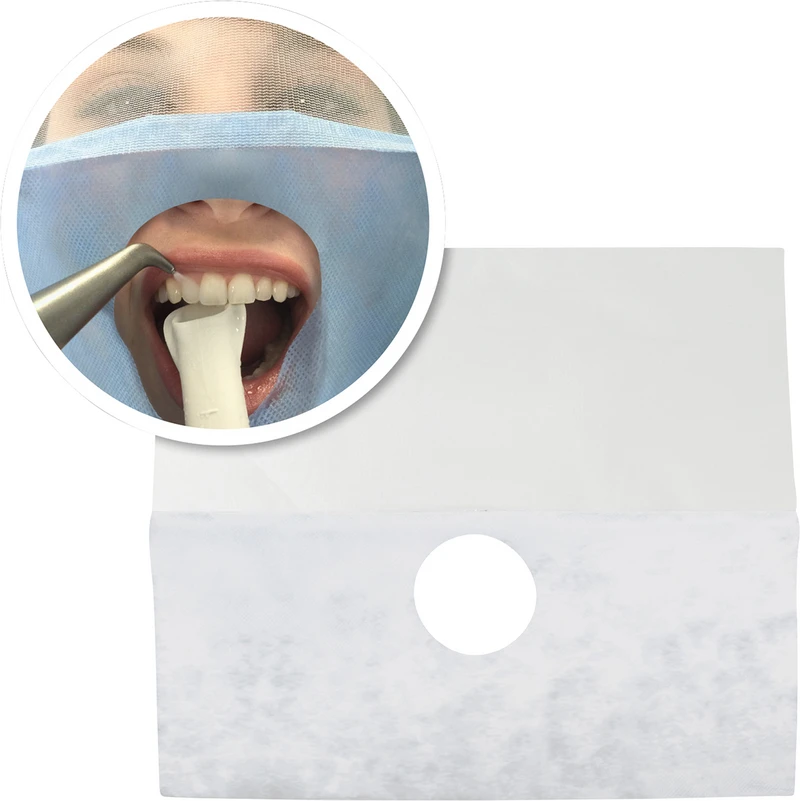 Einweg Gesichtsabdeckung  Packung  50 Stück weiß