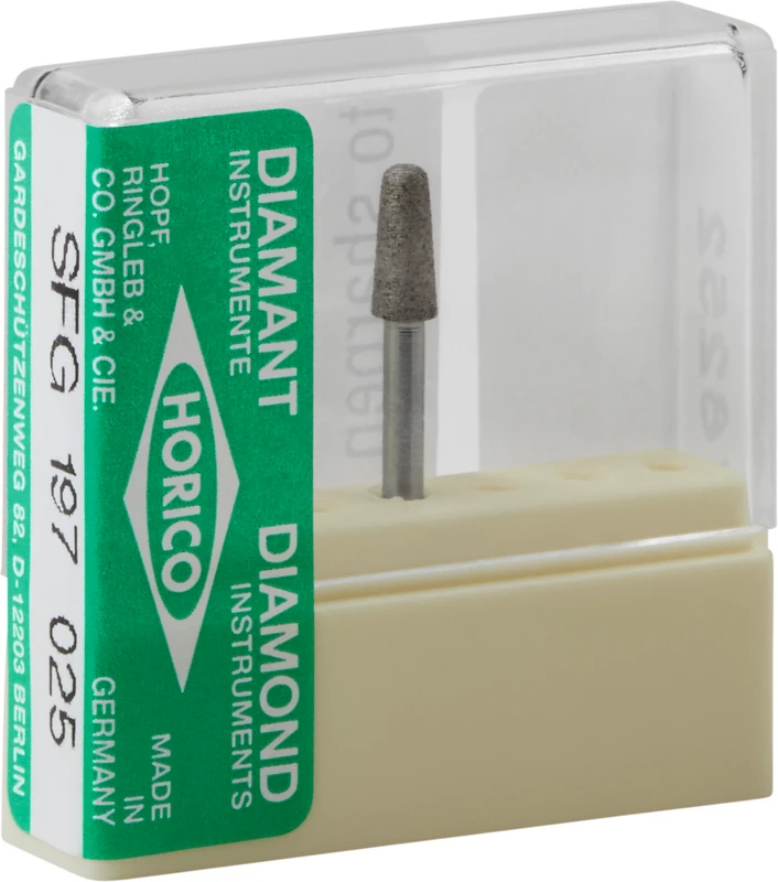 Sinterdiamantschleifer 197  Stück  SFG, FG, Figur 197, 6 mm, ISO 025