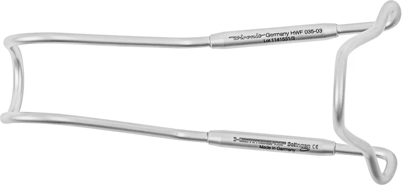 Wangenhaken  Stück  HWF 035-03 Figur 3, 120 x 55 x 65 mm, für Erwachsene