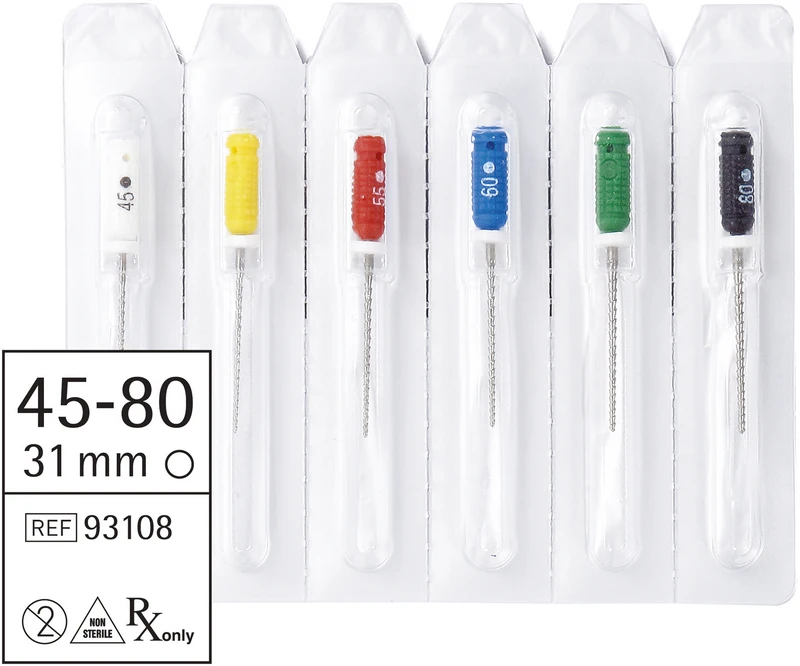 Omni Hedstroemfeilen  Sortiment  6 Stück 31 mm ISO 045-080