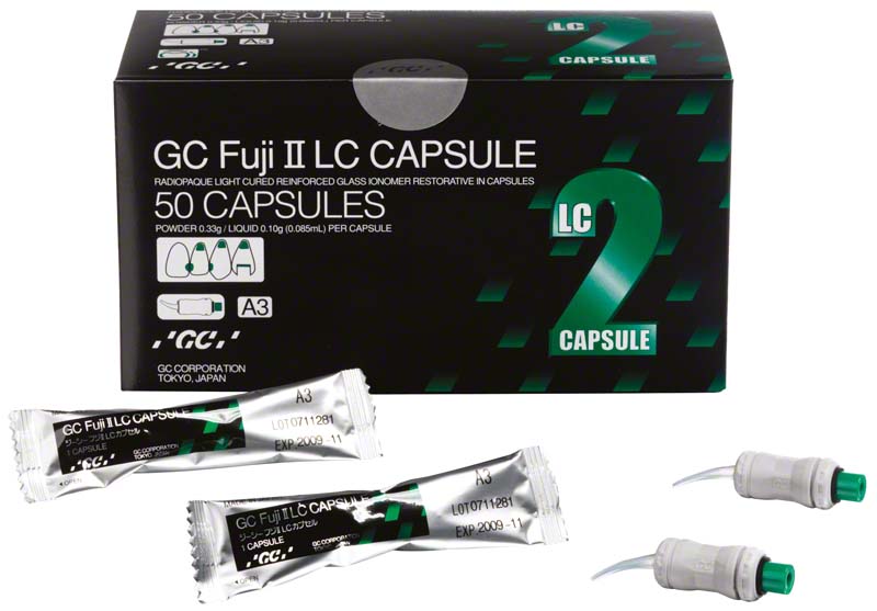 GC Fuji® II LC Capsule Improved  Packung  50 Kapseln A3