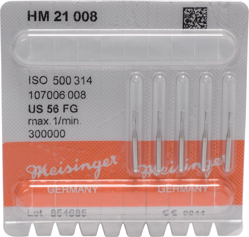 HM-Bohrer 21  Packung  5 Stück FG, Figur 107, 3,6 mm, ISO 008