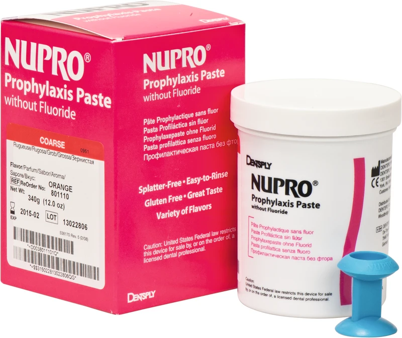 NUPRO® ohne Fluoride   Packung  340 g Dose grob, Orange