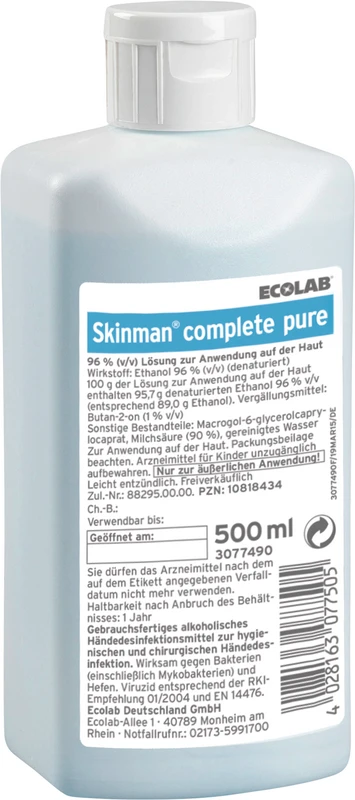 Skinman® complete pure  Flasche  500 ml