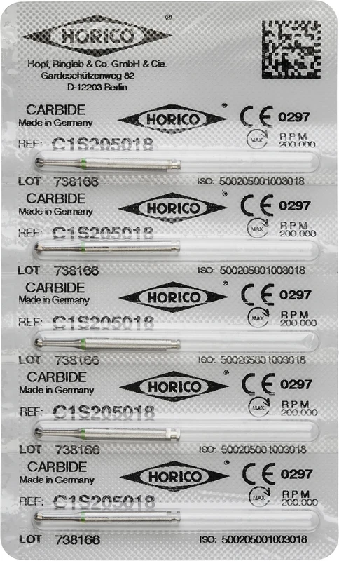 HM-Bohrer C1S  Packung  5 Stück RAL, Figur 001, ISO 018