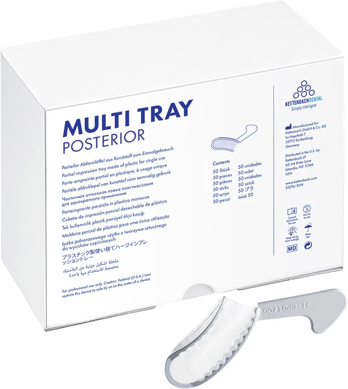Multi Tray  Packung  50 Stück Posterior