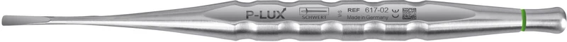 P-LUX  Stück  grün, Figur 2, gerade, für Frontzahn, für OK, 3 mm