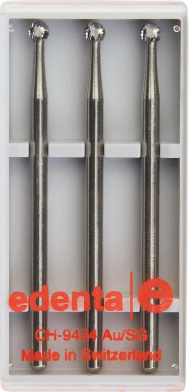 Chirurgie Fräser HM C141A  Packung  3 Stück HP, Figur 001, ISO 027