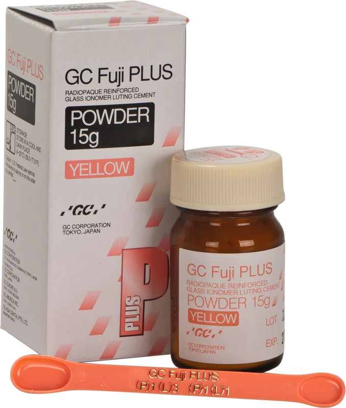 GC Fuji PLUS  Packung  15 g Pulver yellow