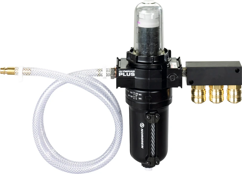 Hochleistungs-Druckluftfilter  Stück  inkl. Anschlussset und Filtereinsätze