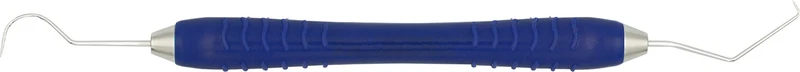 Zahnsonde Colori Silikon LS   Stück  Figur 17-23, LiquidSteel, doppelendig, fein, Silikongriff, blau