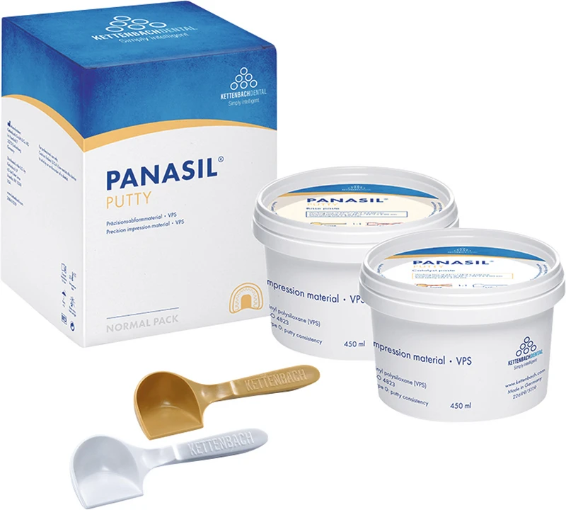 Panasil® Putty  Normalpackung  450 ml Basispaste, 450 ml Katalysatorpaste, Putty