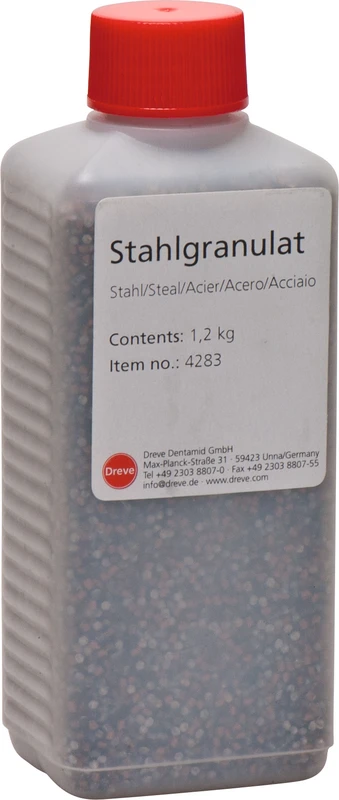 Stahlgranulat  Flasche  1,2 kg
