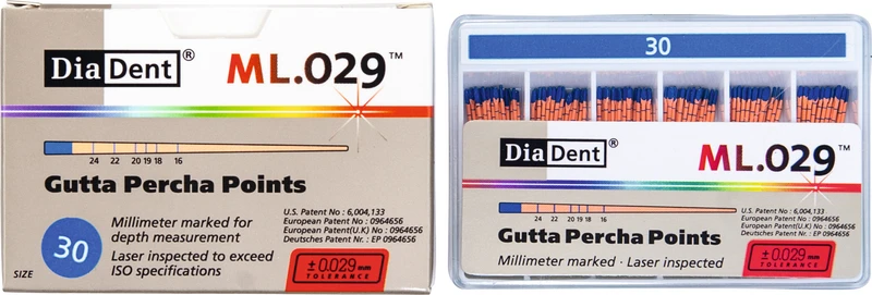DiaDent® ML.029 Gutta Percha Points  Packung  120 Stück ISO 030