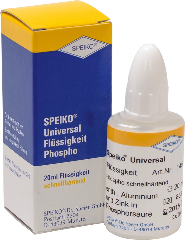 Zink-Phosphat-Zement  Flasche  20 ml Flüssigkeit schnellhärtend