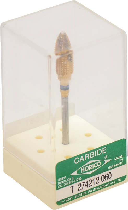 HM-Fräser 274  Stück  Titann. besch., Kreuzverz., schwarz x-grob, HP, Fig. T274, Ausf. 212, ISO 060