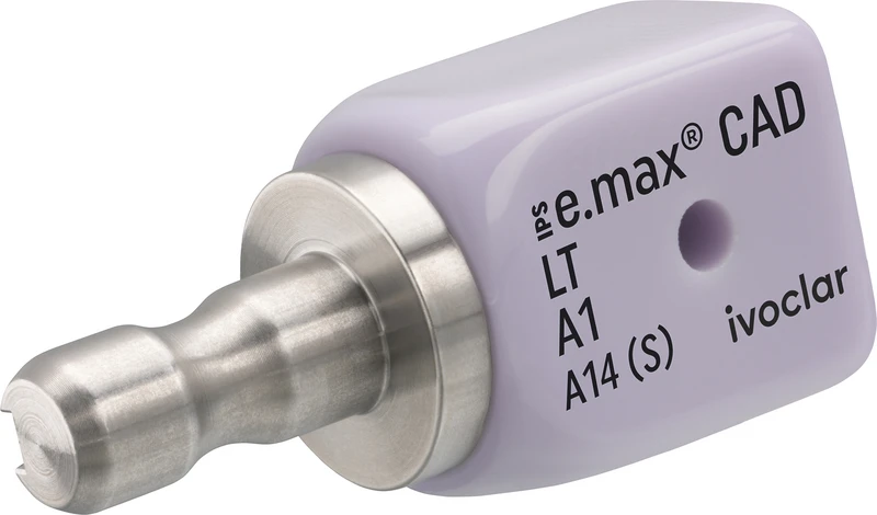 IPS e.max CAD for CEREC\inLab  Packung  5 Stück Gr. A14 S, A1 LT