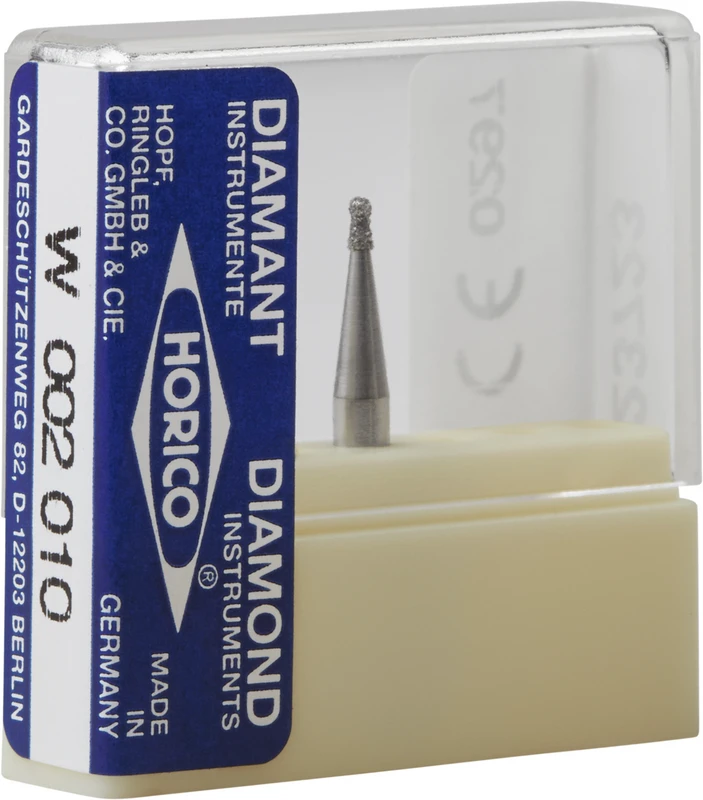 Diamantschleifer 002  Stück  FG, Figur 002, 2 mm, ISO 010