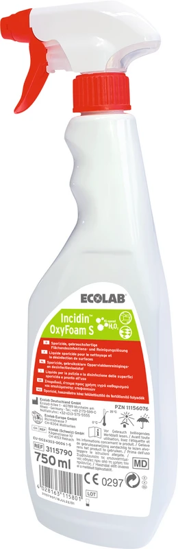 Incidin Oxy Foam S  Karton  6 x 750 ml Sprühflasche