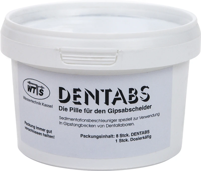 DENTABS  Dose  8 x 20 g Tablette, 1 Einhängekorb