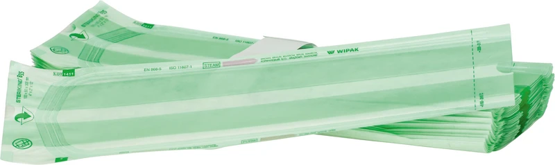 Beutel mit Seitenfalte Typ B  Packung  10 x 50 Stück B 35-3P, 100 x 50 x 300 mm