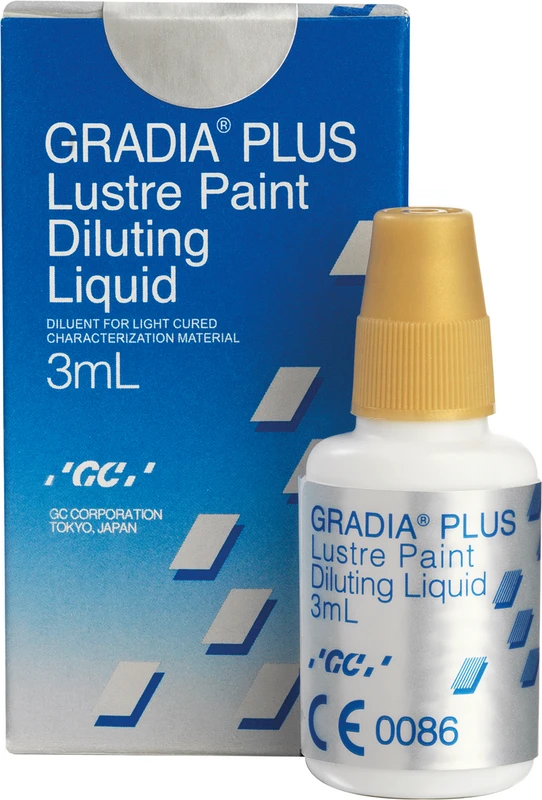 GC GRADIA PLUS Lustre Paint  Flasche  3 ml Verdünnungsflüssigkeit