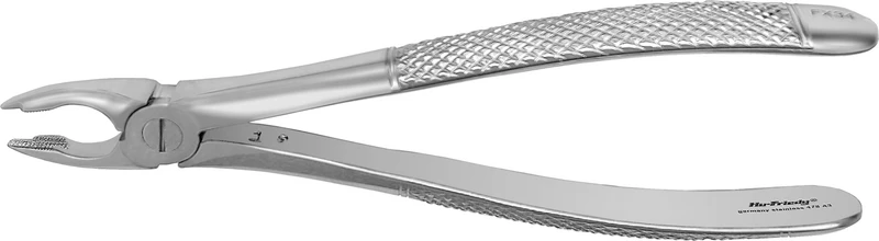 Zahnzangen Oberkiefer  Stück  FX34E, speziell für obere und mittlere Schneide- und Eckzähne