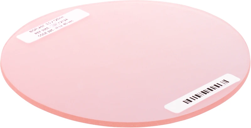 BIOPLAST® Color  Packung  10 Stück rot, Ø 125 mm, Stärke 3 mm