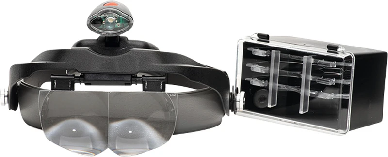 STEREO KOPFBANDLUPE LED  Stück
