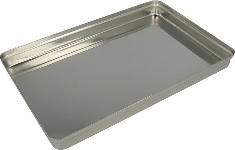 Norm-Tray Edelstahl  Stück  Deckel ungelocht